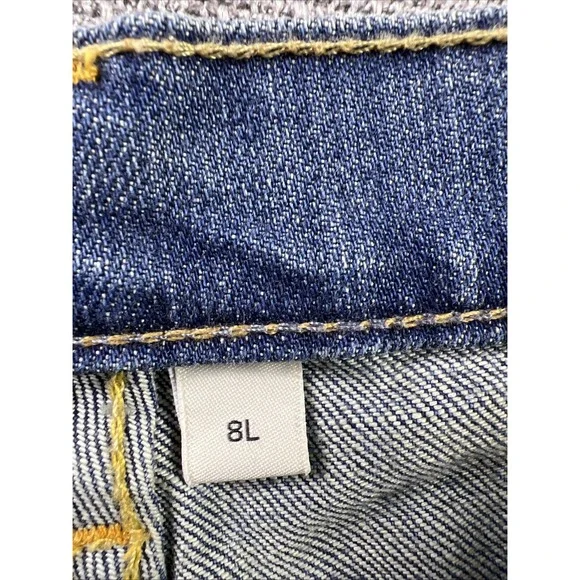 GAP 1969 Jeans Womens Size 8L Blue Perfect Bootcut Mid Rise Med Wash Denim 2007 - Picture 4 of 12